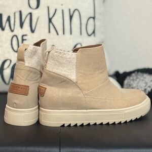 Yellow Box Beige Slip-On Ankle Boots